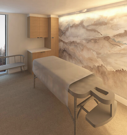 Spa Massage Treatment Room Interior Design