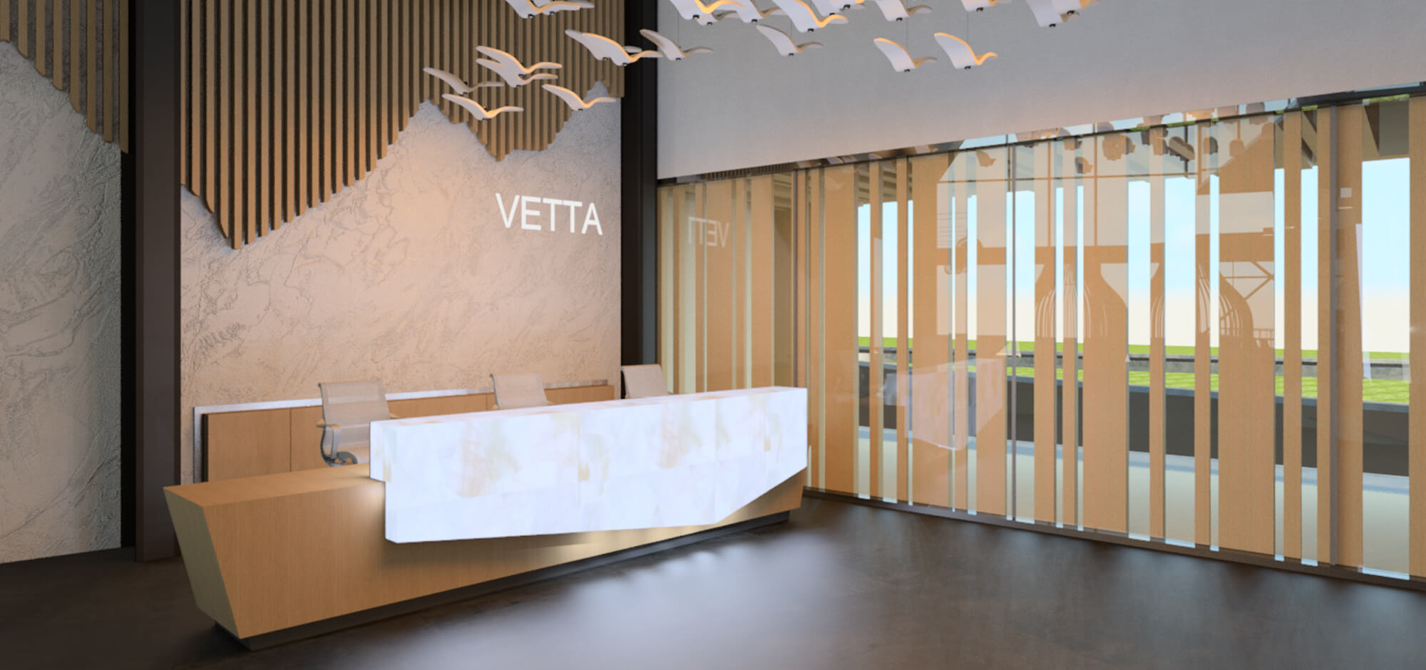Commercial Spa Reception Rendering