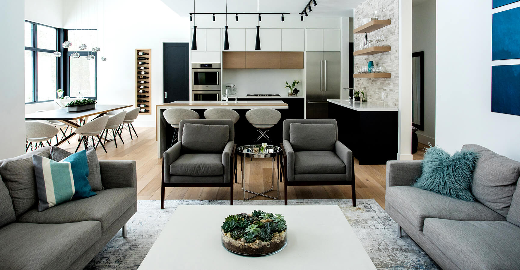 Living Room Furniture & Kitchen Design