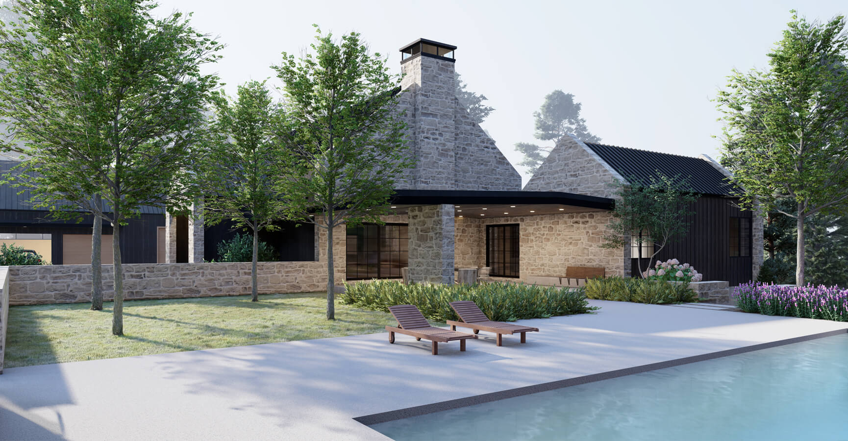 exterior design-pool-landscape