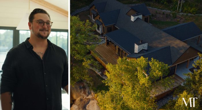 Lead Designer, Greg, Revealing Custom Muskoka Transitional Cottage and Boathouse Design on Lake Rosseau