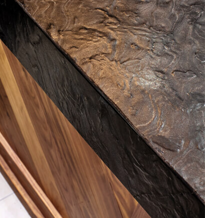 Restaurant Bar Counter Design Closeup