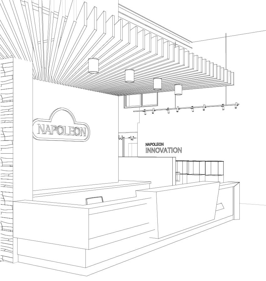 Commercial Showroom Reception Desk