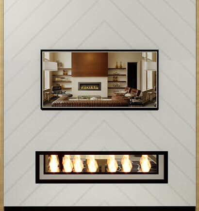 Fireplace Retail Display