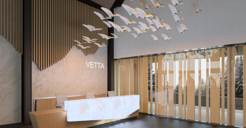 Spa Reception Desk and Front Entrance Design