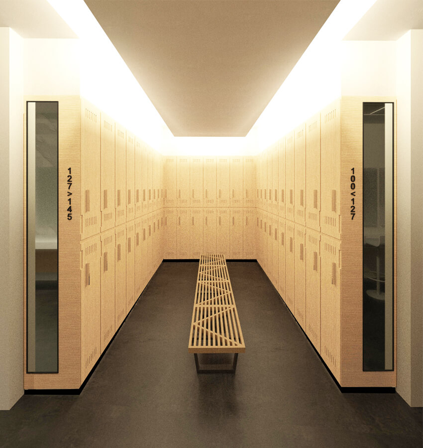 Spa Change Room Interior Design 